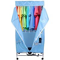 Zoternen Secadora de Ropa Eléctrica 1200W- Secador de Ropa Plegable Silencio- 8M Control Remoto Inalámbrico- Apagado…